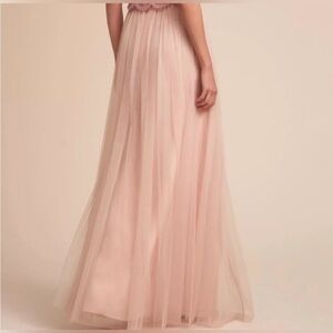 Jenny Yoo - blush tull skirt